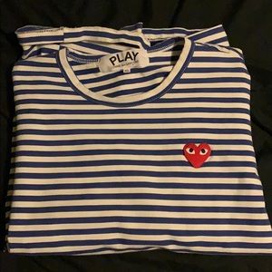 comme des garçons long sleeved tee